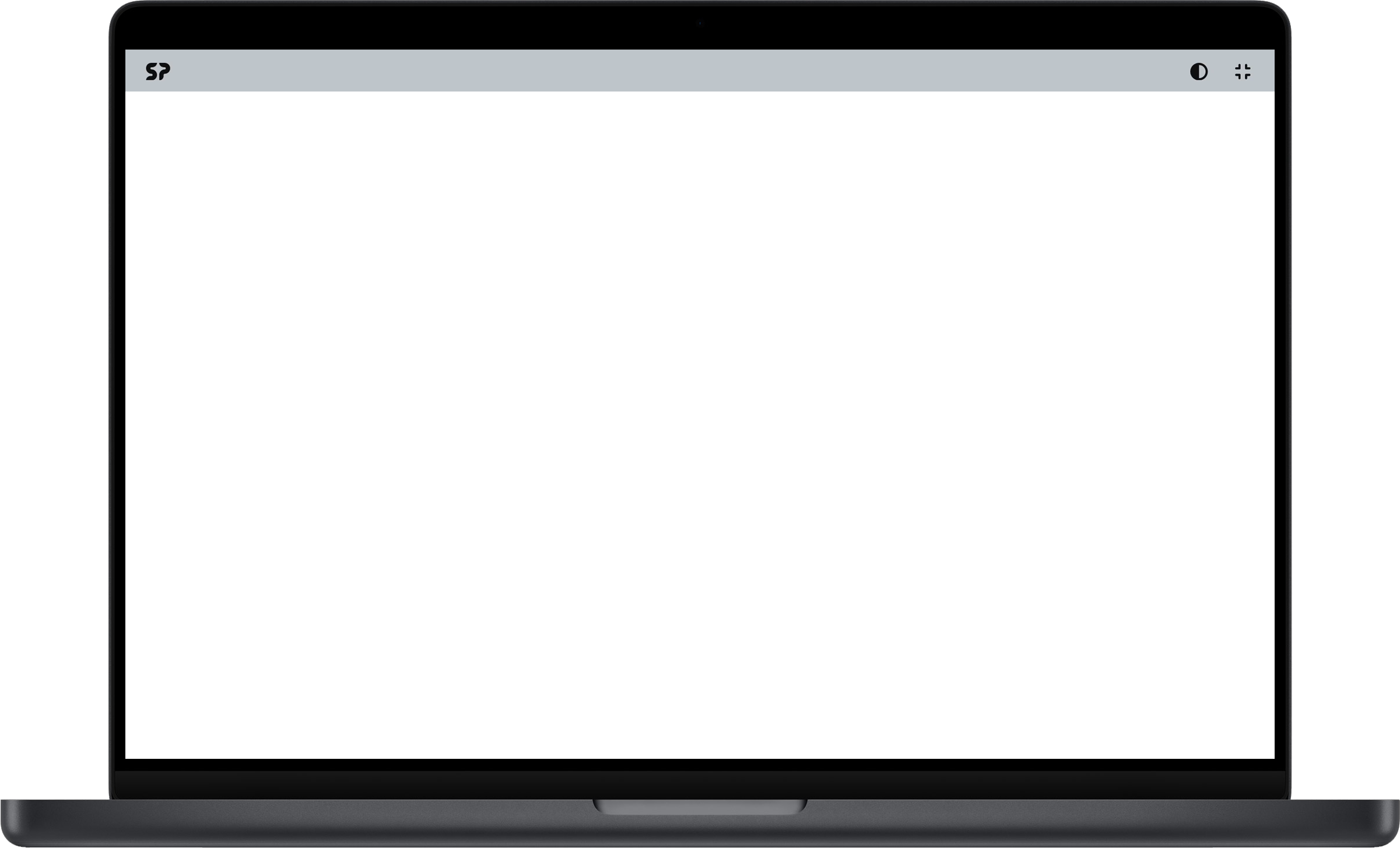 Laptop mockup