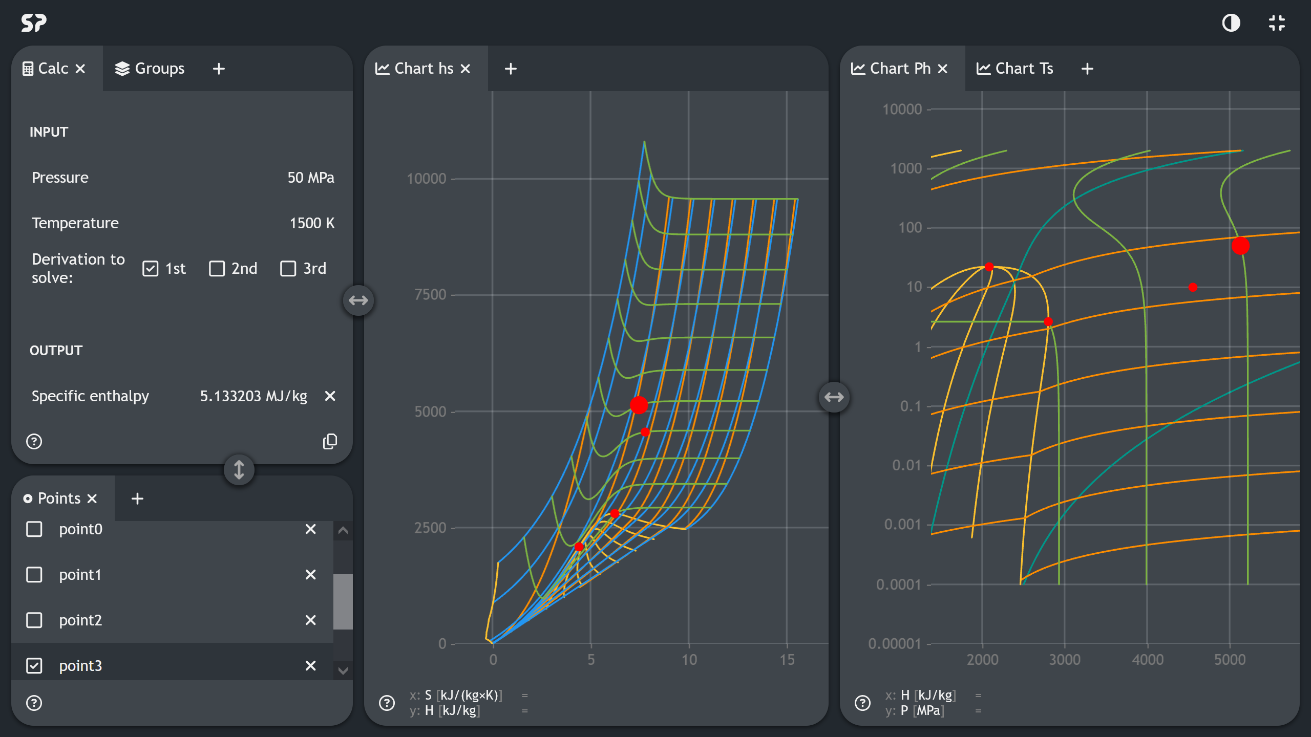 Screenshot of the SteamPlot application on a desktop device.