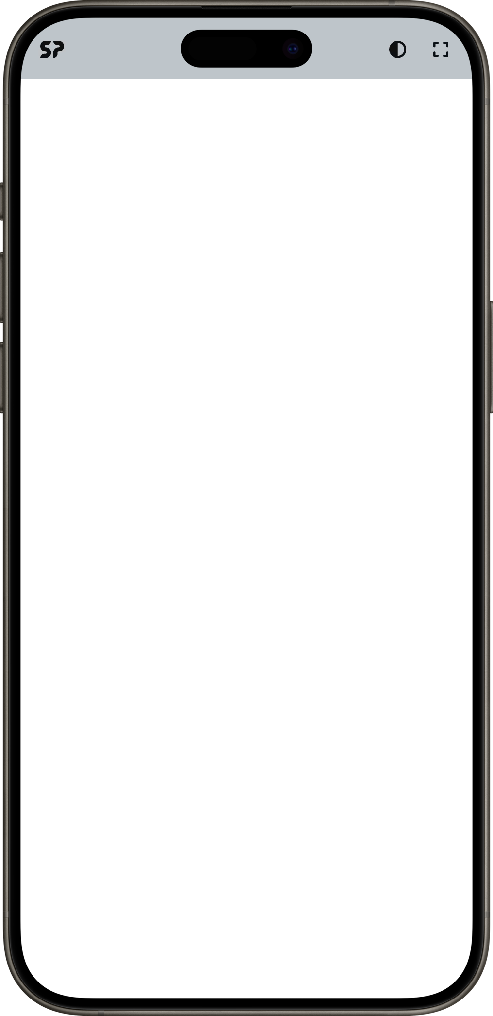 Mobile phone mockup